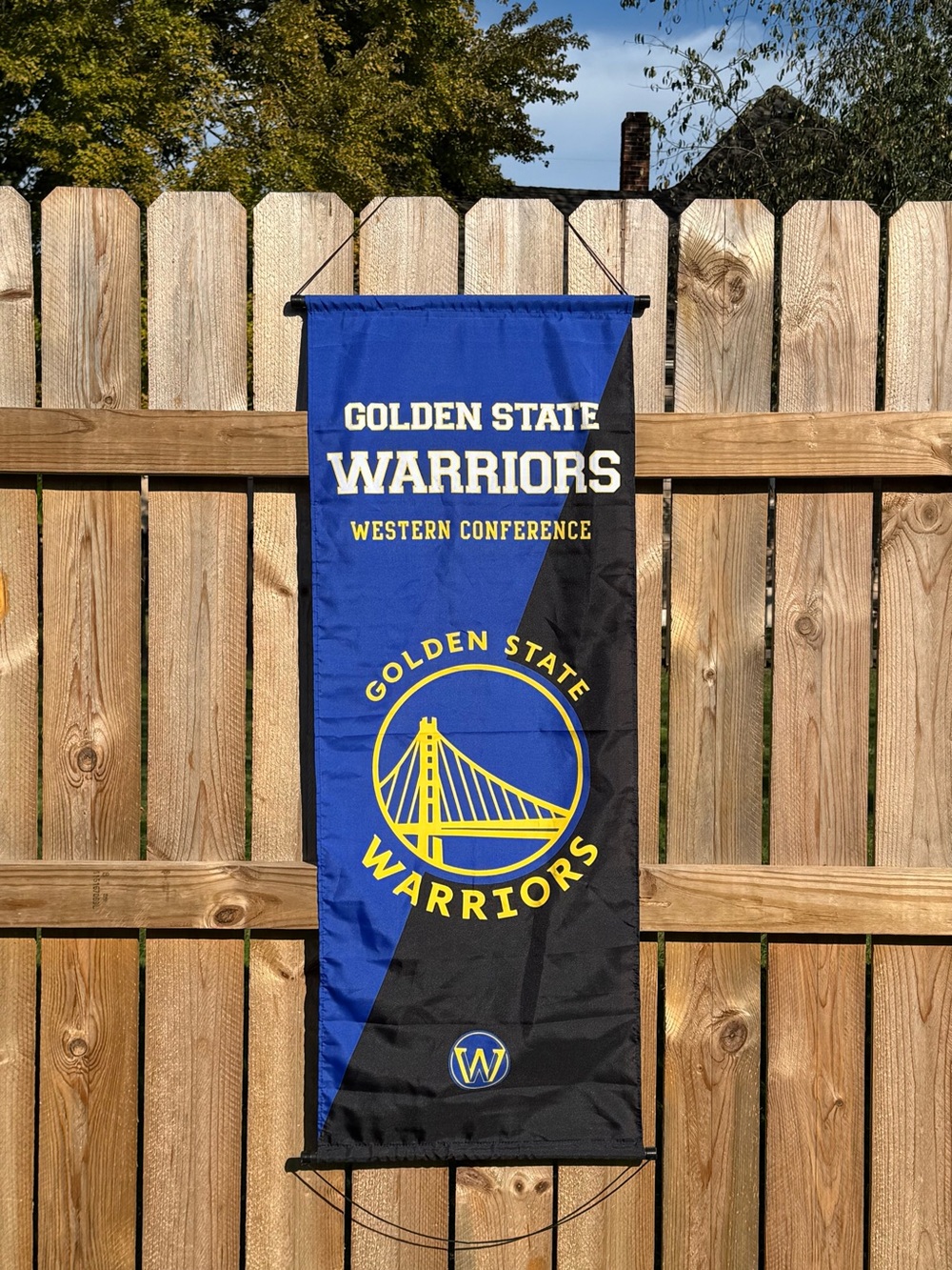 Golden State Warriors Banner Flag 4 foot NBA Western Conference Wall Scroll 2022